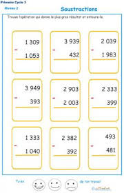 Télécharger nos applications gratuites avec tous les cours,exercices corrigés. La Soustraction Posee Pour Ce2 Cm1 Et Cm2 Niveau 2 Fiche 2 Soustractions Tete A Modeler
