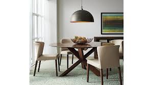 Apex 64 Round Dining Table Reviews Crate And Barrel Low Back Dining Chairs Dining Room Furniture Kitchen Table Settings