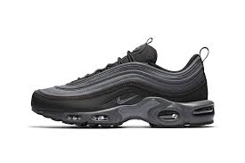Nike Releases Air Max 97 Plus In Black With Reflective Details Nike Air Max Black Nike Air Max Nike