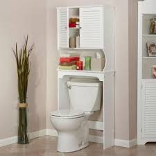 We researched the best options so you can maximize your bathroom space. Riverridge Home Ellsworth 27 5 In W Space Saver In White 06 031 The Home Depot Over The Toilet Cabinet Toilet Storage Bathroom Storage Cabinet
