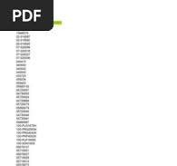 Part Numbers and Product Codes List | PDF | Railroads Of The ...