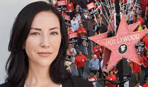 Hollywood Teamsters Chief Lindsay Dougherty Rallies WGA Strikers