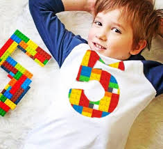 7th Birthday 7 Year Old Boy Birthday Photoshoot Ideas 5th Construction Birthday Shirt 5 Block Outfit Building Brick Navy And White Sport Baseball Raglan Boy 1 2 3 4 6 7 Year Old 4th 6th 7th In 2020 Lego Birthday Lego Birthday Party Boy Birthday