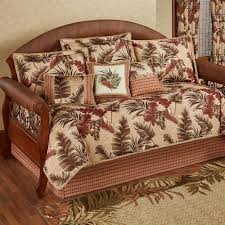Patio, covered patio, deck, fire pit, outdoor kitchen, poolside, lanai and gazebo etc. Key West 5 Pc Tropical Daybed Bedding Set