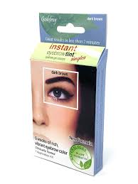 Notice in this image the brow. Godefroy Instant Eyebrow Tint Dark Brown Single Application Walmart Com Walmart Com