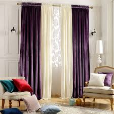 Home Window Decoration Wedding Purple Velvet Curtains Blackout Bedroom Living Room Dining Finish Purple Living Room Indian Living Rooms Living Room Windows