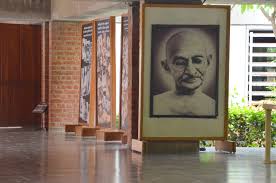 Gandhi Ashram Ahmedabad Painting Sketches Architecture