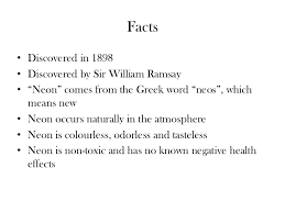 This means that neon will rarely accept new electrons or give electrons to. Neon Element Project