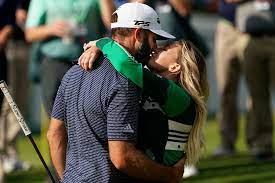 Johnson, who won the us open in 2016, revealed in september how his other half plays a big part in his game. Paulina Gretzky Kisses Dustin Johnson After His 2020 Masters Win