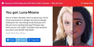 We know which harry potter character you are based on the random choices you make. Everyone Is 50 Disney And 50 Harry Potter Character Who Are You