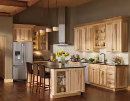 Ideas For Inspiration American Woodmark Hickory Kitchen Cabinets Hickory Kitchen Rustic Kitchen Cabinets