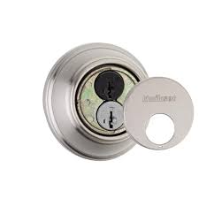 Turn it 90 degrees clockwise, and add the full smartkey tool. Reviews For Kwikset 816 Series Satin Nickel Single Cylinder Key Control Deadbolt Featuring Smartkey Security 816 15 Smt Rcal Rcs Kc In Box The Home Depot