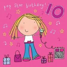 Les meilleures invitation anniversaire fille 10 ans. Carte D Anniversaire Fille 10 Ans Cdiscount Beaux Arts Et Loisirs Creatifs
