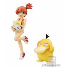 Pokemon Center 2016 G E M Misty Togepi Psyduck Figure Pokemon Anime Figures Psyduck