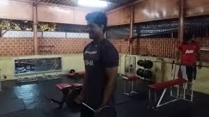 arvind workout barbell curl exercise