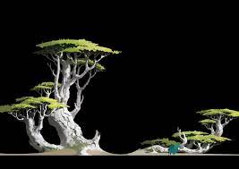 artstation 鸡爪树 yu yiming environment concept art alien concept art environmental art