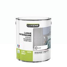 12,95 euros le pot de 0,5 l. Peinture Laque Boiserie Luxens Blanc Satine 2 5 L Leroy Merlin