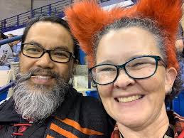 Doug Ankrom and his wife, Sunny! HHS class of 1977. U S Army retired!