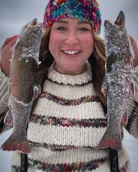 Pro Tip: when ice fishing, bring an action figure of yourself to exaggerate  your catch.