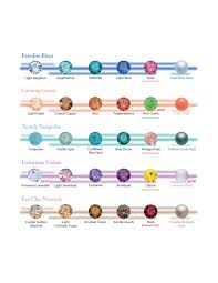 Suggested Color Combos For Swarovski Crystals And Pearls