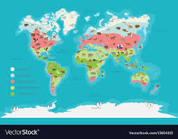 13 precise climate regions of the world map