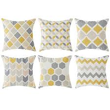 Interieur sur mesure salon marocain moderne salon marocain et. Coussins Jaune Gris En