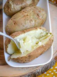 10 Minute Microwave Baked Potatoes 4 Sons R Us Recipe Microwave Baking Baked Potato Microwave Baked Potato Recipes