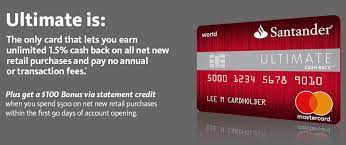 Higher rewards in bonus categories. Santander Ultimate Cashback Review 3 Cash Back First Year No Fees Doctor Of Credit