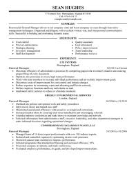 General resume template you can copy and use in no time. Best General Manager Resume Example Livecareer