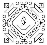 Free printable diya picture coloring page and download free diya picture coloring page along with coloring pages for other activities and free printable diwali colouring pictures, with rangolis, diya (clay lamps) and candles. Coloring Pages Diwali Morning Kids