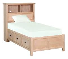 Unfinished Storage Bed Features Include Hidden Storage Space Built In Power Strip And Usb Port Bed Bedding Adjustable Beds Storage Bed Twin Storage Bed