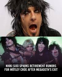 Nikki Sixx hints at an uncertain future for Mötley Crüe amid no touring  plans beyond 2025 and Megadeth's recent retirement. With health concerns  and personal milestones, could this be the beginning of