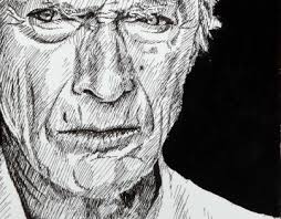 Line Study of Clint Eastwood (2)