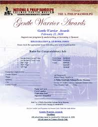 Philip randolph was a labor leader and social activist. Gwa 2020 Souvenir Ad Book The A Philip Randolph Pullman Porter Museum