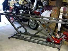 fabriquer une table elevatrice leve quad leve moto youtube table elevatrice garage de moto atelier moto