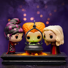 The Sanderson Sisters Will Put A Spell On You In This Exclusive Spirithalloween Hocuspocus Funkopop Movie Mom Fall Halloween Decor Funko Pop Funko Pop Dolls