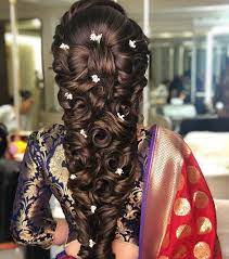 25 Pre Wedding Hairstyles For Mehndi Haldi Or More Functions Loose Hairstyles Indian Wedding Hairstyles Indian Hairstyles