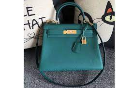 Get the best deals on kelly green purses coach and save up to 70% off at poshmark now! Hermes Kelly 28 Tote Bags Original Togo Leather Handstitched Malachite Green Unrb Ru Replica Hermes Celine Loewe Prada Bags