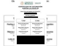 Jul 28, 2021 · te recomendamos: Certificado De Vacunacion Contra Covid En Mexico Como Tramitar Y Descargar En Internet