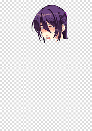 Ddlc R All Character Sprites Free To Use Female Anime Character With Purple Hair Transparent Background Png Clipart Hiclipart All images is transparent background and free download. ddlc r all character sprites free to