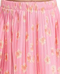 تسوّق Floral Print Pleated Skirt with Elastic Waist عبر الإنترنت | آر أند  بي الإمارات