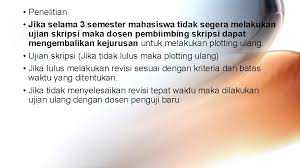 Informasi jadwal upacara ujian skripsi dan ujian skripsi yang tersedia pada setiap minggu. Sosialisasi Skripsi Tim Tugas Akhir Jurusan Psikologi Fakultas