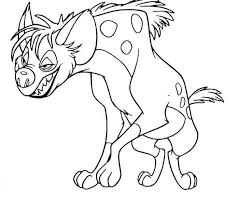 Make a coloring book with hyena coloring page for one click. Lion King Hyena Coloring Pages 1 Cartoon Lion Lion King Coloring Pages