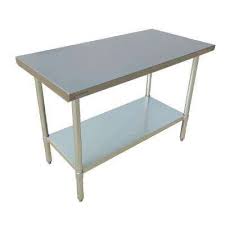 48 In X 24 In X 34 In Stainless Steel Kitchen Utility Table Surface Kitchen Utility Tables Kitchen Utilities Home Depot Kitchen