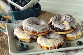 Blueberry Lemon Glazed Doughnuts Country Cleaver