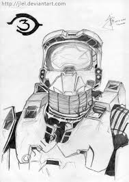 Our halo coloring pages in this category are 100% free to print, and we'll never charge you for using, downloading, sending, or sharing them. Halo 3 Master Chief By Jlel On Deviantart