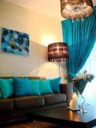 50 dekorasi interior ruang tamu dengan warna cat biru. Neskuchnyj Dizajn Gostinaya V Biryuzovyh Tonah Korichnevye Gostinnye Biryuzovye Gostinye