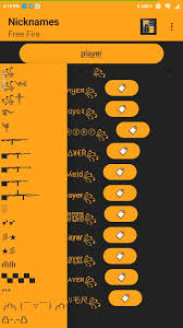 Type your nick in the text box: Nicknames For Free Fire For Android Apk Download