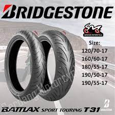 Maybe you would like to learn more about one of these? Bridgestone Battlax T31 Sport Touring T 31 Battlaxt31 Tubeless Tyre Tire Tayar Motorcycle Bike Shopee Malaysia