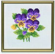 Vintage violets # 2 cross stitch pattern, spring flowers cross stitch pattern, violet xstitch, berlin woolwork, victorian embroidery flowers. Pin On Products